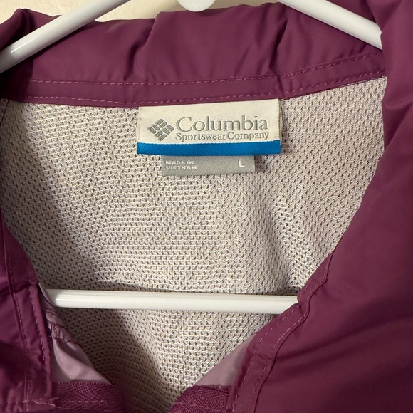 NWOT Columbia Women's Purple Waterproof Jacket - Picture 2 of 3